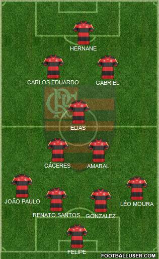 CR Flamengo Formation 2013