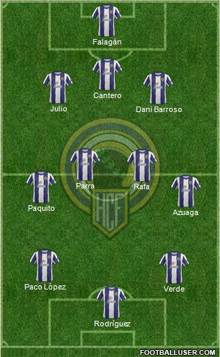 Hércules C.F., S.A.D. Formation 2013