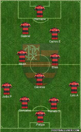 CR Flamengo Formation 2013