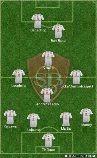 Stade Brestois 29 Formation 2013