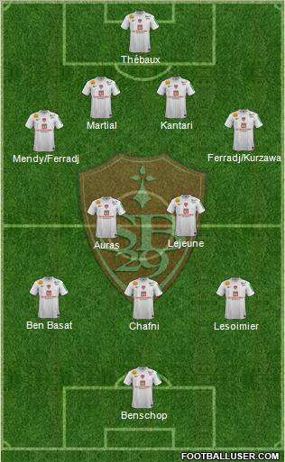 Stade Brestois 29 Formation 2013