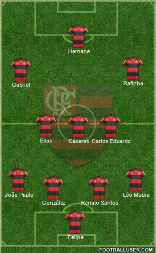 CR Flamengo Formation 2013