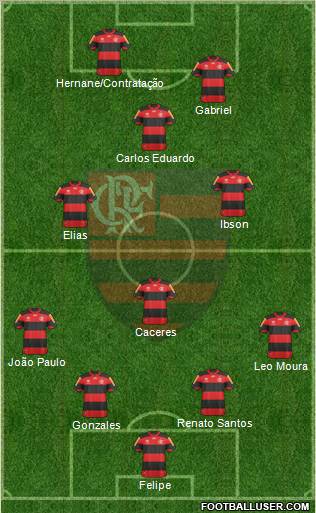 CR Flamengo Formation 2013