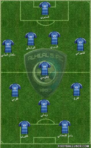 Al-Hilal (KSA) Formation 2013