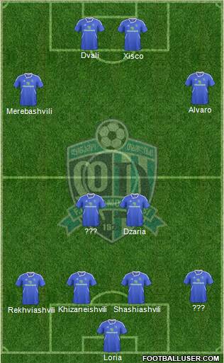 Dinamo Tbilisi Formation 2013