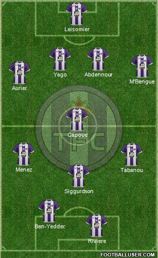 Toulouse Football Club Formation 2013