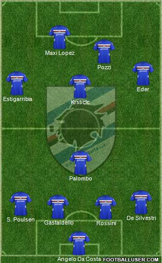 Sampdoria Formation 2013