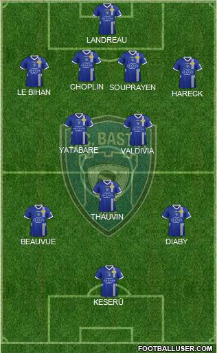 Sporting Club Bastia Formation 2013