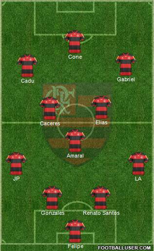 CR Flamengo Formation 2013