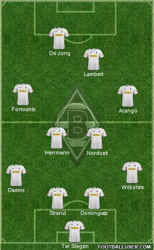 Borussia Mönchengladbach Formation 2013