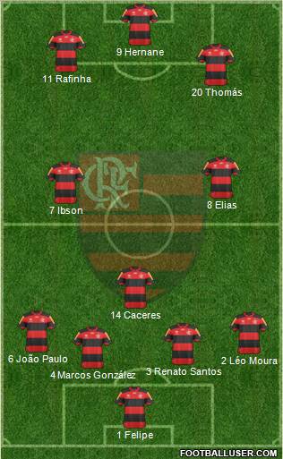 CR Flamengo Formation 2013