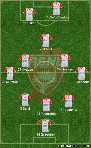 A.S. Nancy Lorraine Formation 2013