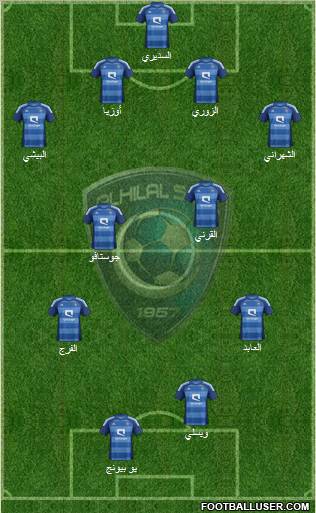 Al-Hilal (KSA) Formation 2013