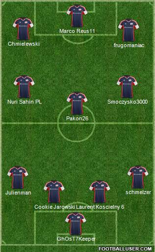 New England Revolution Formation 2013