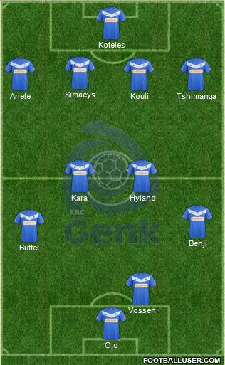 K Racing Club Genk Formation 2013