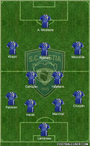 Sporting Club Bastia Formation 2013