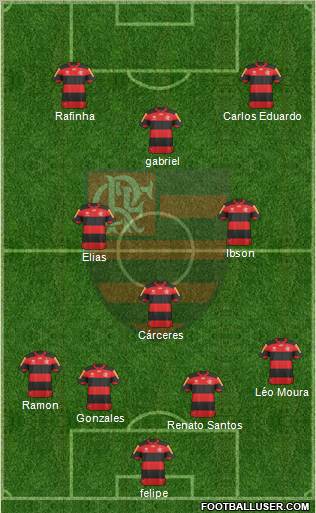 CR Flamengo Formation 2013