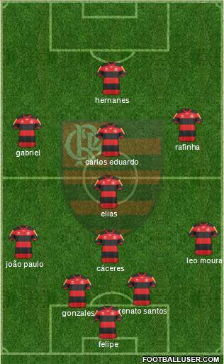 CR Flamengo Formation 2013