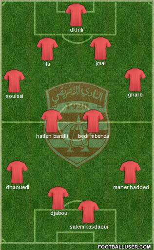 Club Africain Tunis Formation 2013