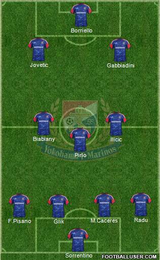 Yokohama F Marinos Formation 2013