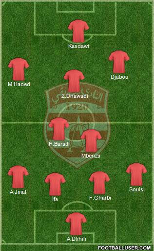 Club Africain Tunis Formation 2013