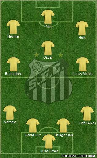 Santos FC Formation 2013