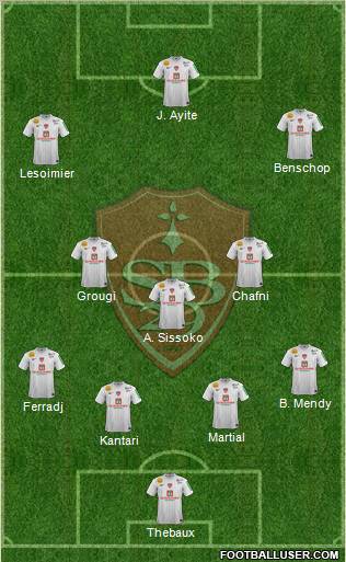 Stade Brestois 29 Formation 2013