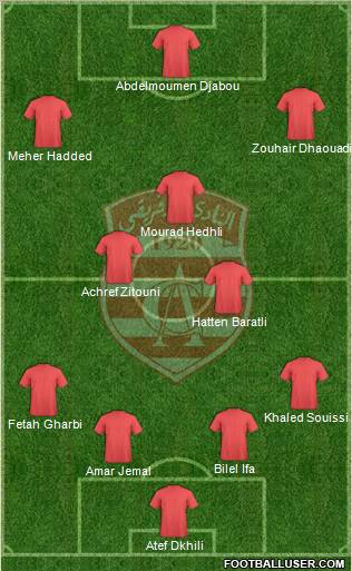 Club Africain Tunis Formation 2013