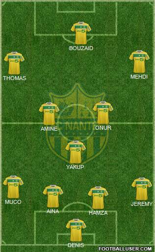 FC Nantes Formation 2013