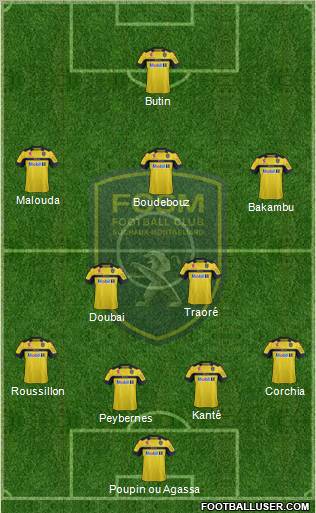 FC Sochaux-Montbéliard Formation 2013