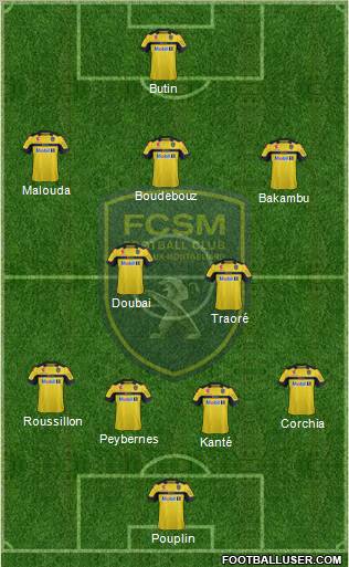 FC Sochaux-Montbéliard Formation 2013