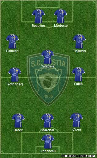 Sporting Club Bastia Formation 2013