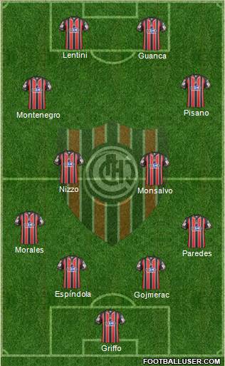 Chacarita Juniors Formation 2013