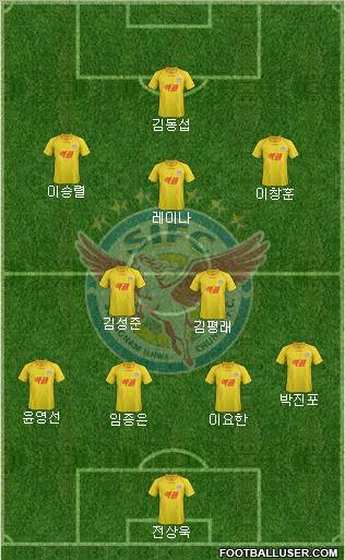 Seongnam Ilhwa Chunma Formation 2013