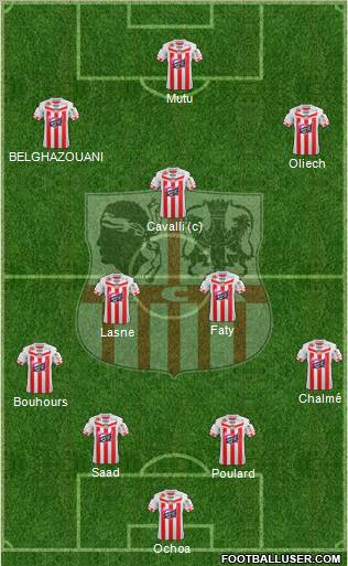 Athletic Club Ajaccien Football Formation 2013