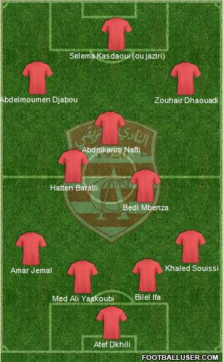 Club Africain Tunis Formation 2013