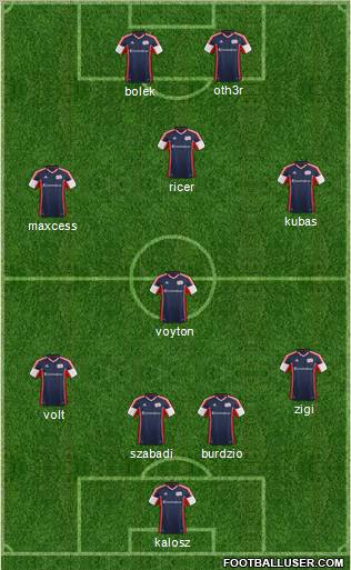 New England Revolution Formation 2013