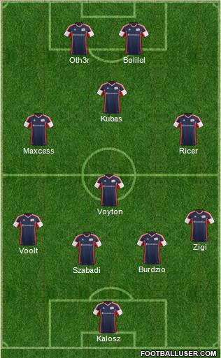 New England Revolution Formation 2013