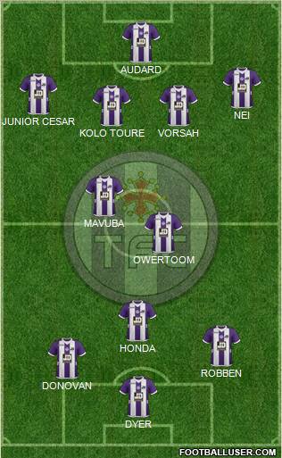 Toulouse Football Club Formation 2013