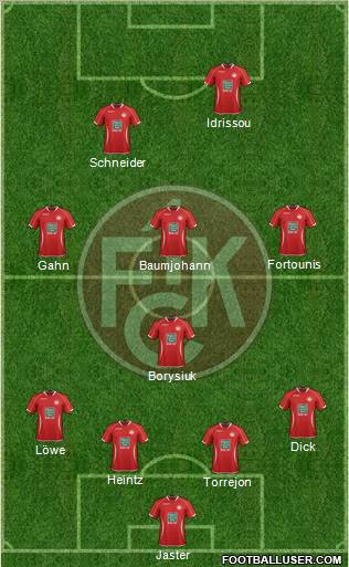 1.FC Kaiserslautern Formation 2013