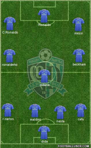 Dinamo Tbilisi Formation 2013