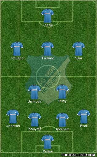 TSG 1899 Hoffenheim Formation 2013