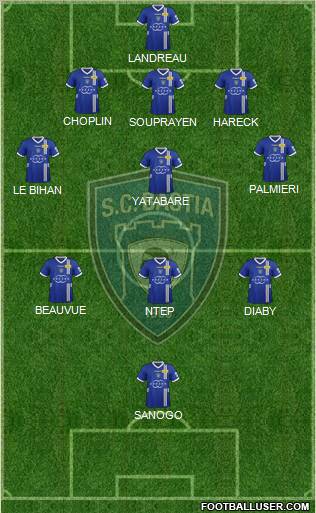 Sporting Club Bastia Formation 2013