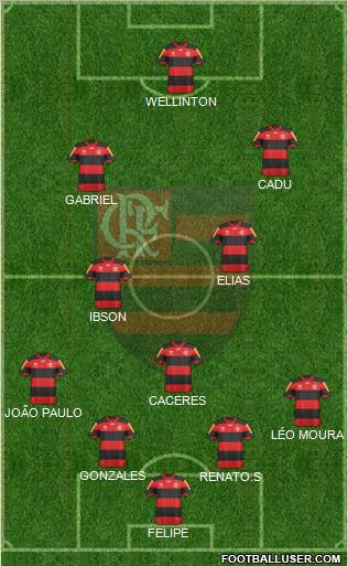 CR Flamengo Formation 2013