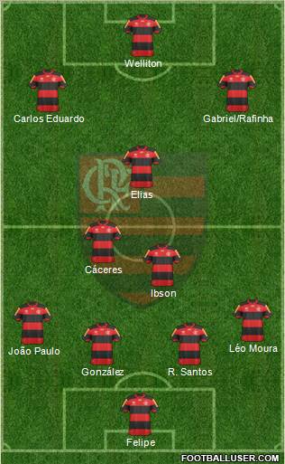 CR Flamengo Formation 2013