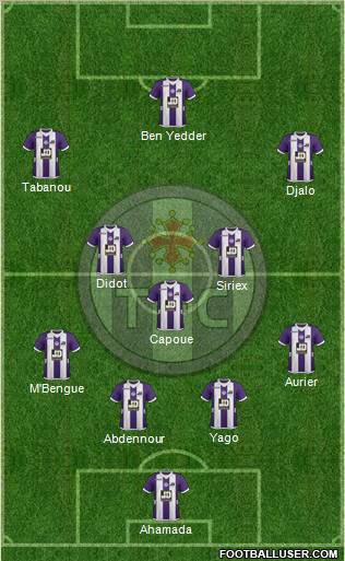 Toulouse Football Club Formation 2013