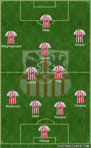 Athletic Club Ajaccien Football Formation 2013