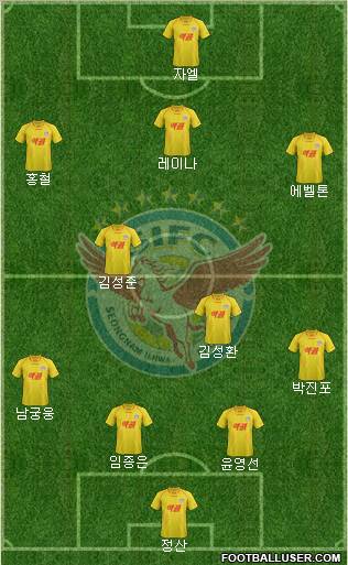 Seongnam Ilhwa Chunma Formation 2013