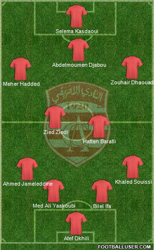 Club Africain Tunis Formation 2013