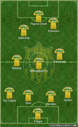 FC Nantes Formation 2013